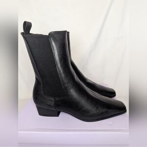 NIB Madden Girl Women's Fionna Low Heel Chelsea Ankle Boots Size 8.5